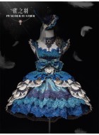 Mewroco Peacock Feather 1.0 JSK(Reservation/7 Colours/Full Payment Without Shipping)